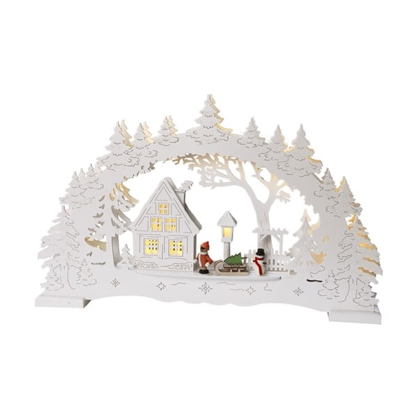 Bijelo svjetlo LED dekoracija Star Trading Ulm, visina 27 cm