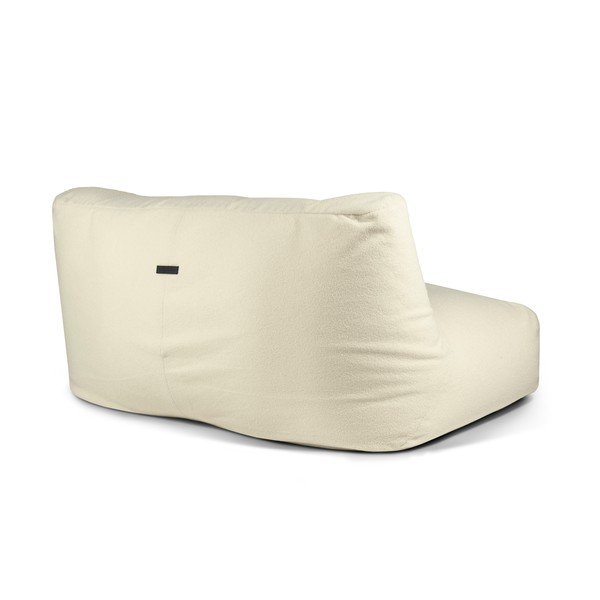 Krem vreća za sjedenje od bouclé tkanine Sofa Tube 160 – SLOWDOWN-image-4