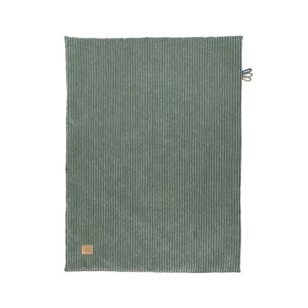 Zelena deka za bebe od samta 100x77 cm – Meowbaby