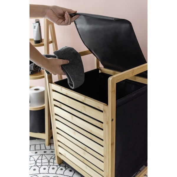 Platnena košara za rublje 47 l Ecori - Wenko-image-1