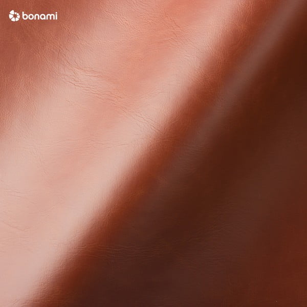 Smeđa fotelja od imitacije kože Actona Cazar-image-4