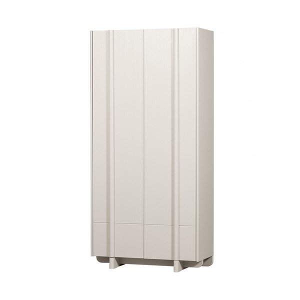 Krem modularna škrinja za pohranu od masivnog bora 101x210 cm Basu – WOOOD