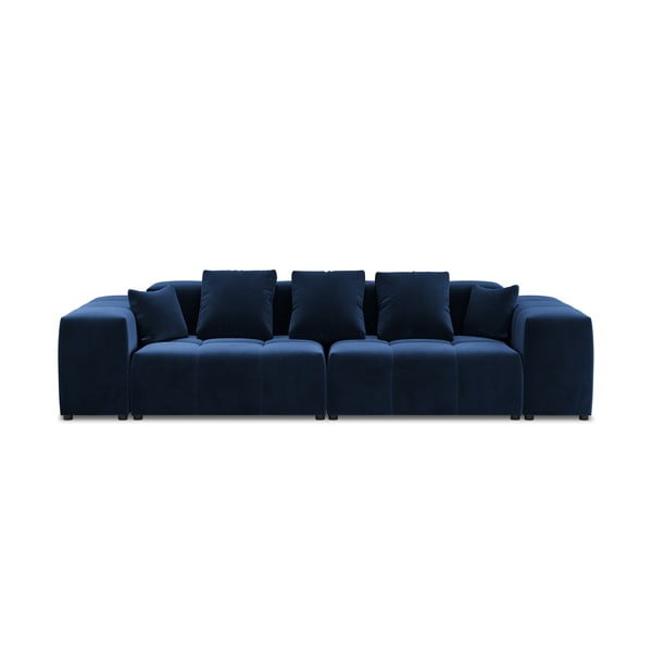 Plavi baršunasti kauč 320 cm Rome Velvet - Cosmopolitan Design