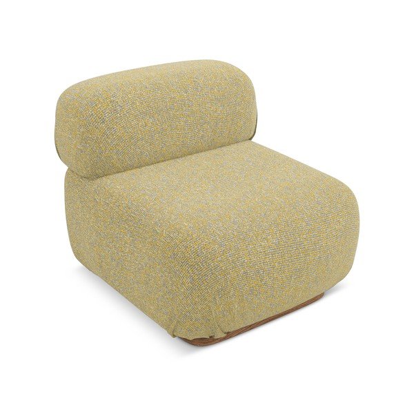 Žuta  modularna sjedeća garnitura Ailani – Makamii-image-3