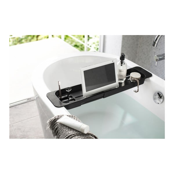 Crna podesiva polica za kadu YAMAZAKI Tower-image-2