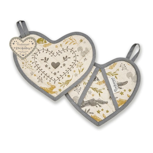 Set s 2 pamučna držača za vruće lonce Cooksmart ® Woodie-image-1