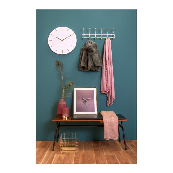 Bijeli zidni sat Karlsson Charm-image-3