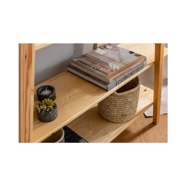 Polica od punog borovog drveta, visina 148 cm-image-4