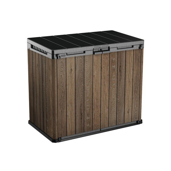 Tamno smeđa plastična vrtna kutija za pohranu Deco – Keter