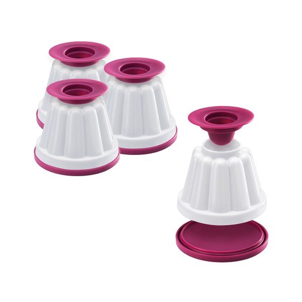Set 4 kalupa za puding Metaltex, ø 8 x 7 cm-image-1