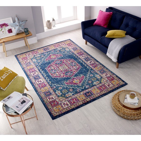 Plavi tepih Flair Rugs Urban Traditional, 100 x 150 cm-image-4