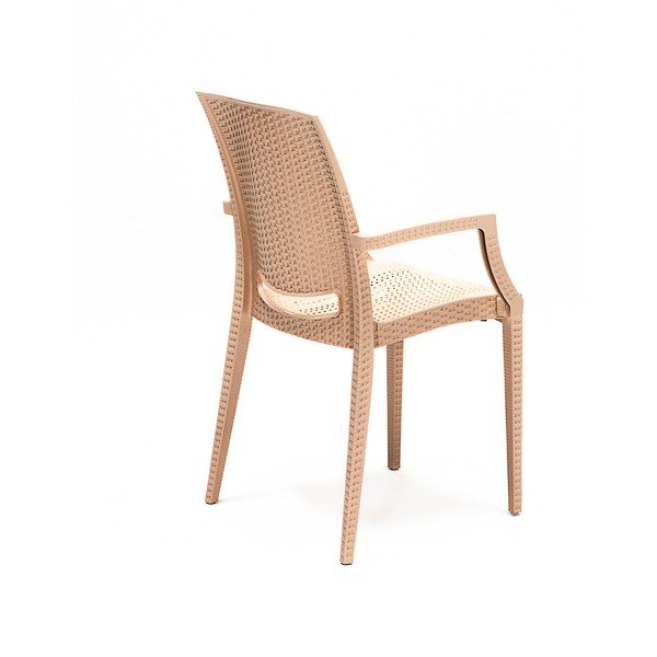 Bež vrtni blagovaonski set od umjetnog ratana za 4 osobe Rattan – Floriane Garden-image-4