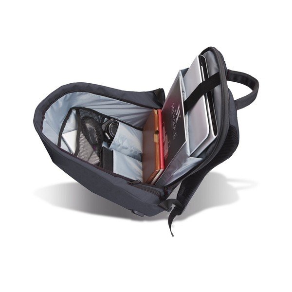 Tamno sivo-crni ruksak s USB priključkom My Valice SECRET Smart Bag-image-1