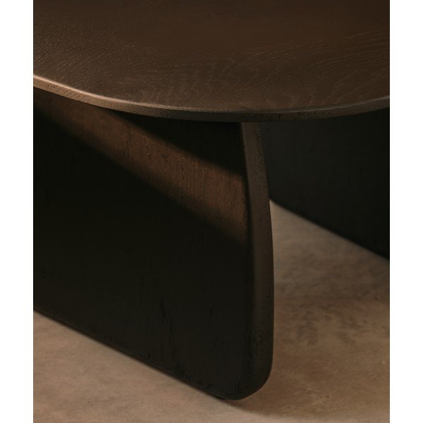 Pomoćni stol od punog hrasta 70x71 cm Pirita – Kave Home-image-2