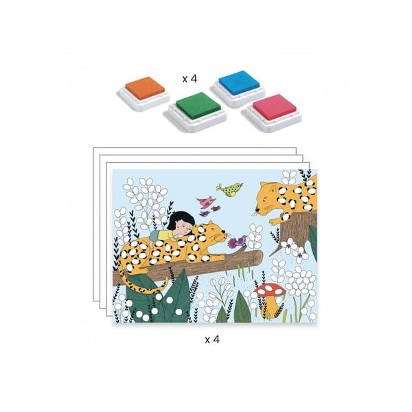 Set za bojanje prstima Djeco Priroda-image-1