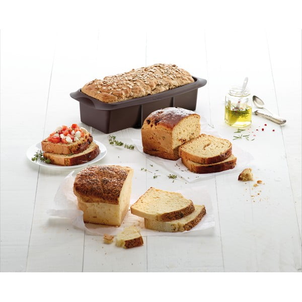 Silikonski kalup za pečenje za kruh 12,5x27,5 cm – Lékué-image-4