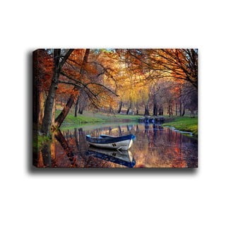 Slika Tablo Center Boat Lake, 70 x 50 cm