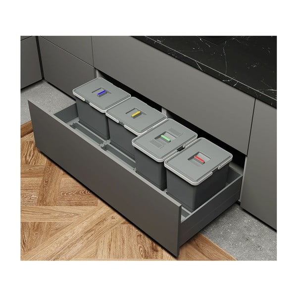 Plastična kanta za razvrstani otpad/ugradbena 41 l Metropolis - Elletipi-image-1