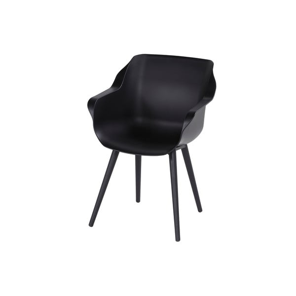 Crne plastične vrtne stolice u setu 2 kom Sophie Studio – Hartman