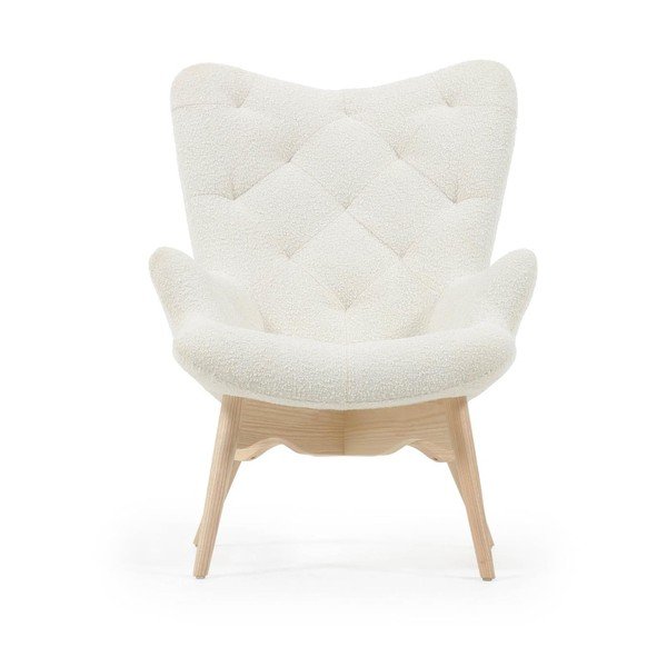 Bijela fotelja Kody - Kave Home-image-2