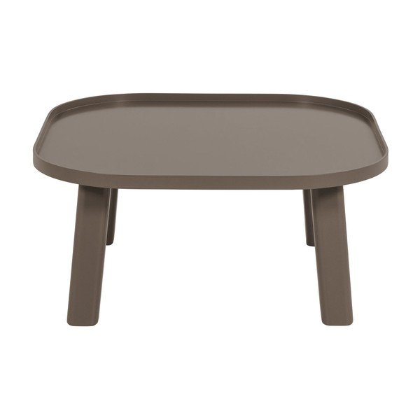 Smeđi okrugao stolić za kavu od MDF-a ø 80 cm Mosa – WOOOD-image-3