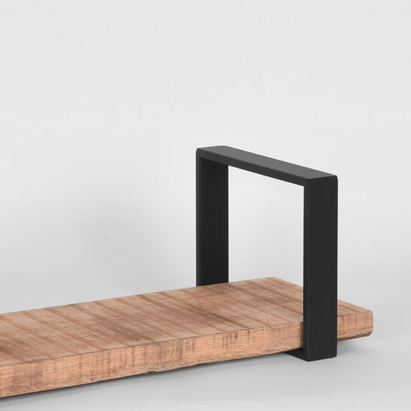 Crna polica od masivnog manga 60 cm Slam – LABEL51-image-2