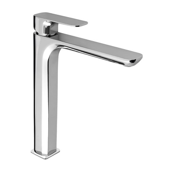 Stojeća slavina za umivaonik u sjajno srebrnoj boji Spy – Sapho