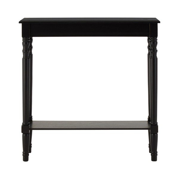 Crni pomoćni stol od masivnog bora 30x80 cm Heritage – Premier Housewares-image-4