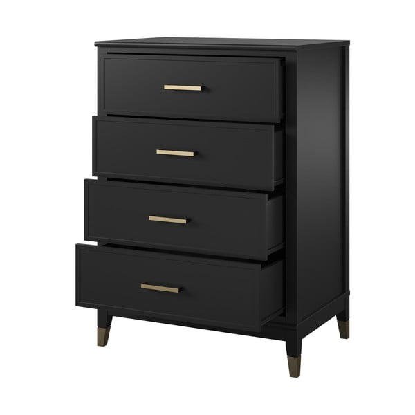 Crna komoda CosmoLiving by Cosmopolitan Westerleigh, 75 x 106 cm-image-3