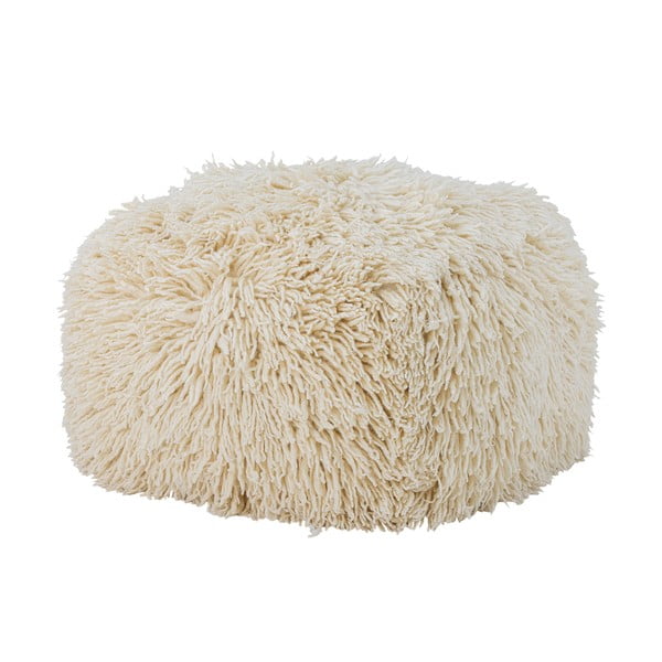 Krem vunen tabure Lomba – Bloomingville-image-2