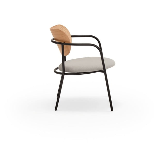 Siva fotelja u dekoru hrasta Eclipse - Teulat-image-4