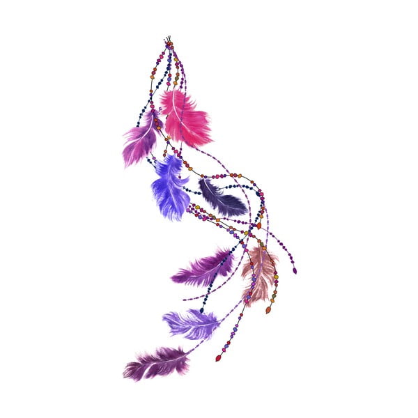 Naljepnica Ambiance Boho Feathers-image-2