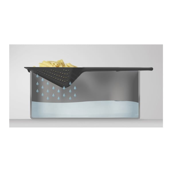 Crna žlica s cjediljkom Joseph Joseph Scoop-image-2