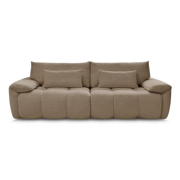Smeđa sofa od šenila 264 cm Ivane – Bobochic Paris-image-1