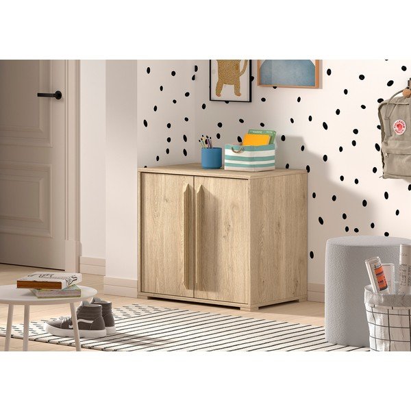 Dječja komoda u prirodnoj boji 68x62x43 cm Sam – Vipack-image-1