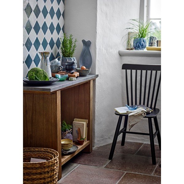 Pomoćni stol s metalnom stolnom pločom u prirodnoj boji 40x110 cm Riva – Bloomingville-image-4