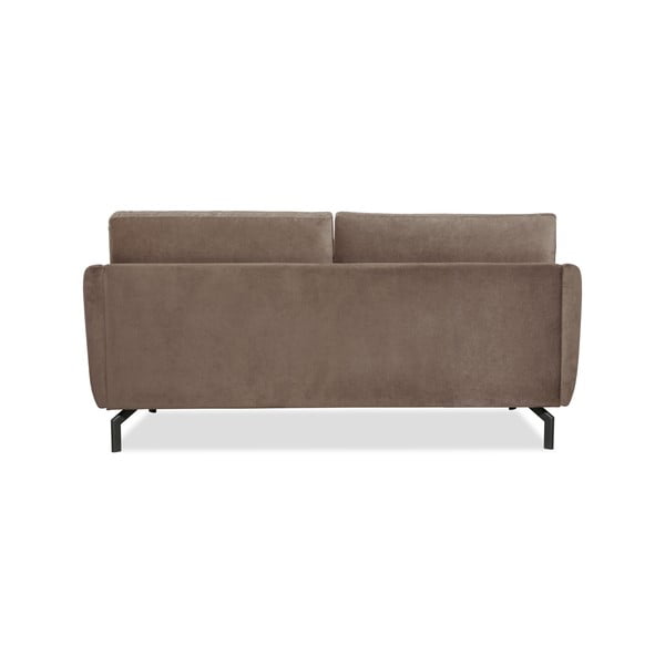 Smeđe-siva sofa s baršunastom površinom Scandic Magic, širine 190 cm-image-3