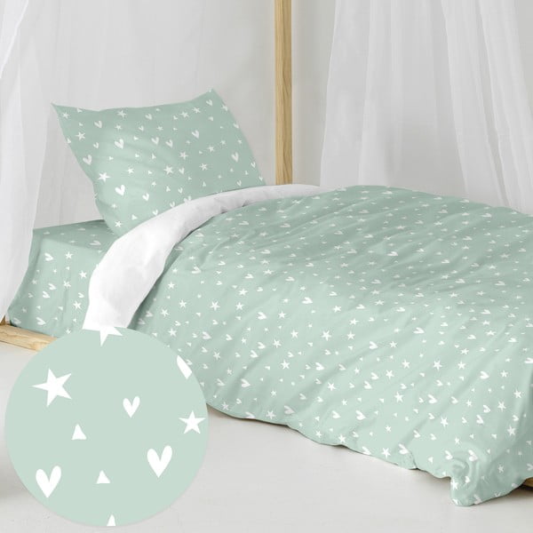 Pamučna dječja posteljina za krevet za jednu osobu 140x200 cm Fairy dust – Happy Friday