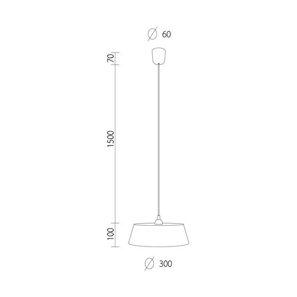 TAKO visilica, zeleno/zeleni kabel-image-2