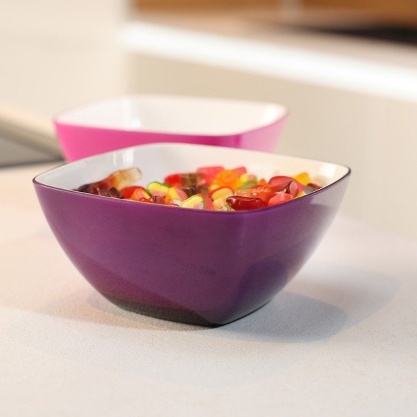 Ljubičasta posuda za salatu, Vialli Design 14 cm-image-1