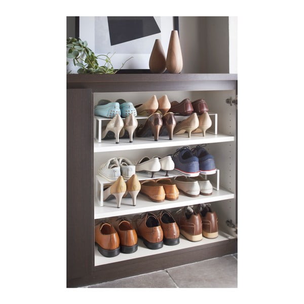 Bijele police za cipele YAMAZAKI Frame-image-2