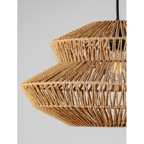 Viseća svjetiljka od užeta u prirodnoj boji ø 50 cm Nua – Nova Luce-image-1
