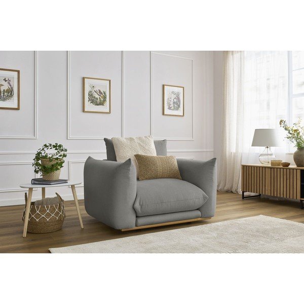 Siva fotelja Ernest – Bobochic Paris-image-1