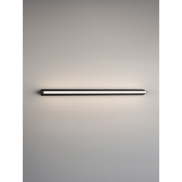 Mat crna LED zidna lampa aluminijska Endo – Nova Luce-image-2