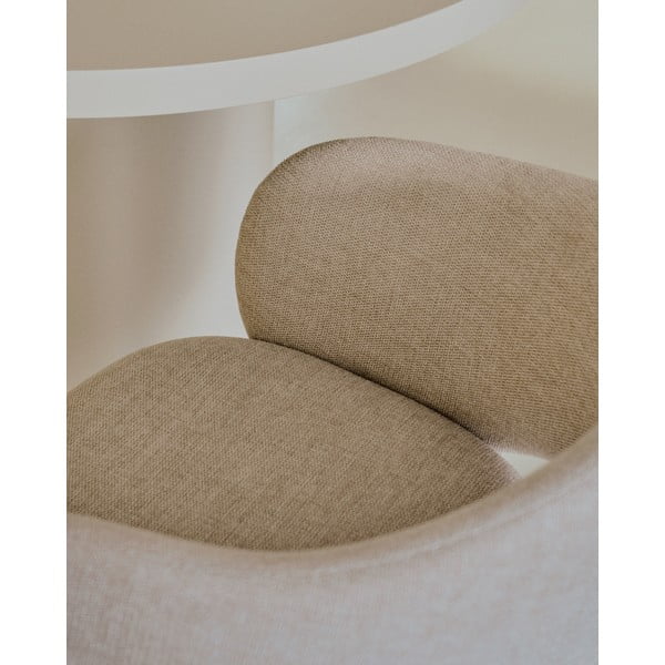 Krem podstavljena blagovaonska stolica Maina – Kave Home-image-3