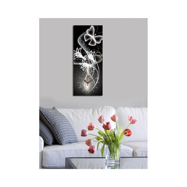 Ukrasni zidni sat Leptir, 30 x 70 cm-image-2