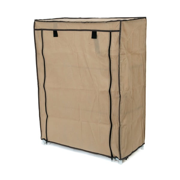 Bež tekstilna polica za cipele s tri odjeljka Compactor Shoes-image-3