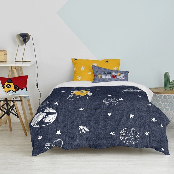 Pamučna dječja posteljina za krevet za jednu osobu 140x200 cm Starspace – Mr. Fox-image-3