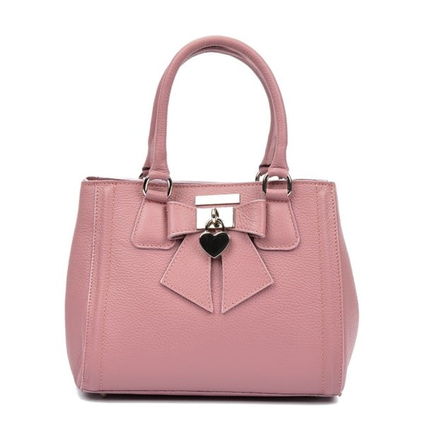 Ružičasta kožna torbica Renata Corsi Tote