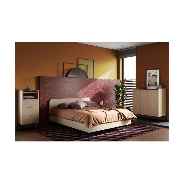 Komoda u drvenom dekoru TemaHome Mara hrast, 125 x 49 cm-image-3